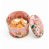 LATA DE BOLACHA EM FORMATO DE MARGARIDA - 80G