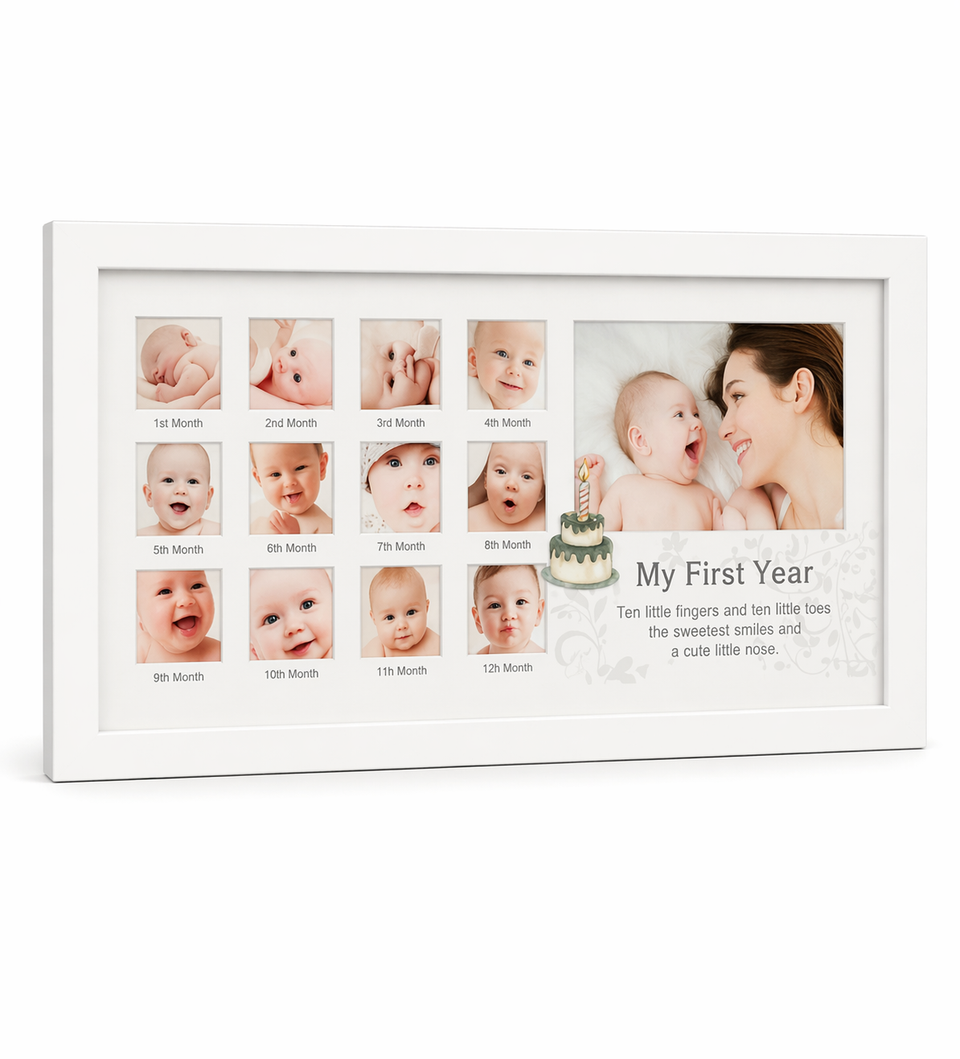 BABY MILESTONES FRAME - FAMILY EDITION