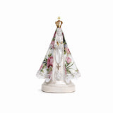 ESTATUETA - NOSSA SENHORA APARECIDA FLORAL