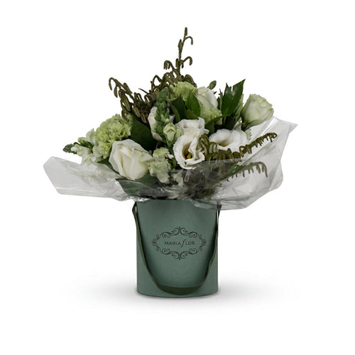 BAG BOUQUET – BRANCO E VERDE – M